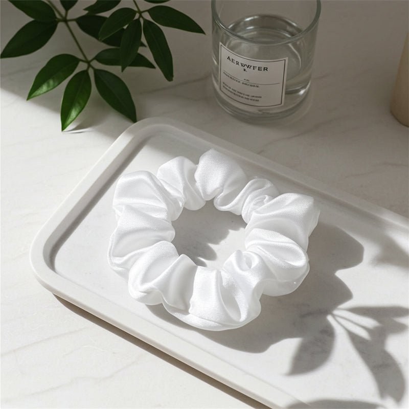 Silkkinen hiusdonitsi scrunchie 3 kpl setti - Wellen