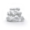 Silkkinen hiusdonitsi scrunchie 3 kpl setti - lahjaidea valkoinen - Wellen