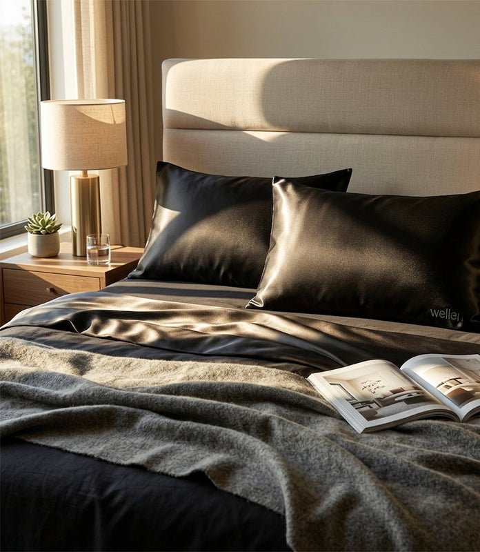 Silkkityynyliina ylellinen 100% mulperisilkki - Wellen